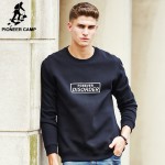 Pioneer Camp brand-clothing printed hoodies men quality male autumn winter fleece warm sweatshirts fashion casual hoodies 677080