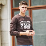 Pioneer Camp new arrival brand clothing fashion printed hoodies men casual thicken fleece male pullover sweatshirt 699069