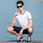 Pioneer Camp.2017 new fashion summer mens t shirt o-neck solid white t-shirt cotton elastic comfortable simple white622043