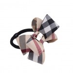 Plaid Hair Rope fashion Children Elastic HairBands Rubber Girls Headwear Women Hair Accessories  Bowknot Scrunchy