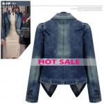 Plus Size 2017 New Fashion Female Slim Fit Casual Cotton Denim Celeb Bomber Jean Jackets Women Oversized Basic Outerwear Coats