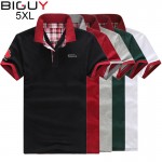 Plus Size 3xl 4xl 5xl Men Polo Shirt Short Sleeve Fashion Cheap Mens Polos 2017 Casual White Black Male Polo Shirts 5 Colors 360