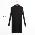 Plus Size Loose vestidos 2016 sale women dress cosy Slim o-neck long sleeve knitted Spring Summer dress Vestido de festa