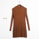 Plus Size Loose vestidos 2016 sale women dress cosy Slim o-neck long sleeve knitted Spring Summer dress Vestido de festa