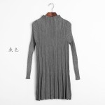 Plus Size Loose vestidos 2016 sale women dress cosy Slim o-neck long sleeve knitted Spring Summer dress Vestido de festa