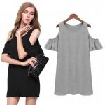 Plus Size Vestidos Women Dress Summer Sexy Short-sleeve Party Dresses for Woman