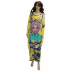 Plus size women dress african clothing dashiki dress oversized summer femmes vestidos sparkly bazin riche robe