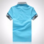 Polo shirt solid summer short sleeve turndown collar men polos