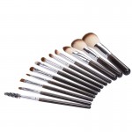 Professional Makeup Brush Set 12pcs High Quality Makeup Tools Kit Violet