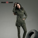 Promotion Brand Winter Ladies Jackets Womens Outwear Warm Hooded Green Long Jacket Parka Winter Women Jacket And Coat Gs-8372A