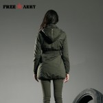 Promotion Brand Winter Ladies Jackets Womens Outwear Warm Hooded Green Long Jacket Parka Winter Women Jacket And Coat Gs-8372A