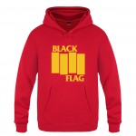 Punk Rock Band Black Flag Hoodie Cotton Winter Teenages Black Flag Sweatershirt Pullover With Hood For Men Women