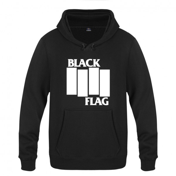 Punk Rock Band Black Flag Hoodie Cotton Winter Teenages Black Flag Sweatershirt Pullover With Hood For Men Women