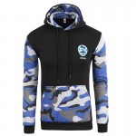 QA Camo Hoodies Autumn 2016 Men Sportwear Pullovers Comfortable Casual Hip hop Sweatshirt Plus Size