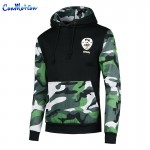 QA Camo Hoodies Autumn 2016 Men Sportwear Pullovers Comfortable Casual Hip hop Sweatshirt Plus Size