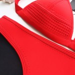 QINS 2016 Summer bathing suit Women's Bikini Sexy Swimsuit Set Bathsuit Swimwear Push Up High Quality Neoprene Material Bikinis