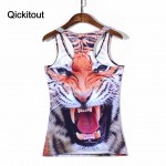 Qickitout Drop Ship New Corpse Bride/Tiger head/King Tut women Tanks & Camis women's clothing Print Adventure Time Camisole