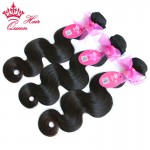 Queen Hair Products 100% Brazilian Virgin Hair Extensions Unprocessed Human Hair Weft Body wave 2pcs/lot Queen Hair Co., Ltd