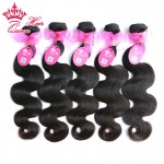 Queen Hair Products 100% Brazilian Virgin Hair Extensions Unprocessed Human Hair Weft Body wave 2pcs/lot Queen Hair Co., Ltd