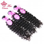 Queen Hair Products Brazilian Deep Wave Virgin Hair 100% Unprocessed Brazilian Deep Curly Virgin Hair Fast Shipping 3pcs/Lot