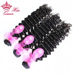 Queen Hair Products Brazilian Deep Wave Virgin Hair 100% Unprocessed Brazilian Deep Curly Virgin Hair Fast Shipping 3pcs/Lot