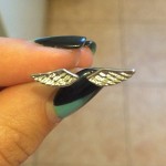 R163 Shiny Small Angel Wings Finger Rings For Women Fashion Jewelry Anillos Gold Silver Plated Anel Bijoux Ring HOT Selling