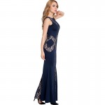 RA80054  Unique design new arrival women fashion long dresses sleeveless floor-length plus size dress summer sexy maxi dress