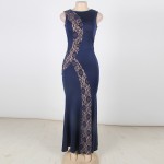 RA80054  Unique design new arrival women fashion long dresses sleeveless floor-length plus size dress summer sexy maxi dress