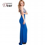 RB80086 Top Selling Women Dress Party Evening Elegant Summer Maxi Dress 2016 Popular Sleeveless Floor Length Long Dress