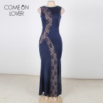 RE80054 Comeonlover High quality floor-length solid maxi dress new summer plus size sexy dress club wear hot women long dress