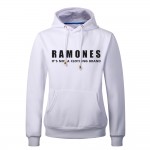 Ramones is not a clothing brand Thick Sweatshirt For Men Candy Color Hoodies Letter Print Fleece Hoodie Mens Suit Pullover