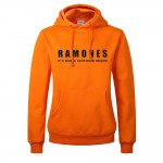 Ramones is not a clothing brand Thick Sweatshirt For Men Candy Color Hoodies Letter Print Fleece Hoodie Mens Suit Pullover