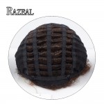 Razeal Cheap Afro Kinky Curly Perruque Short Synthetic Wig African American Short Wigs For Black Women Curl Female Wig Cosplay