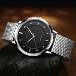 Readeel Brand Men's watches dress Ultra-thin quartz watch men steel mesh strap quartz-watch ul clock relogio masculino Relojes 