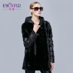 Real winter mink fur coats genuine mink fur down coats of women thick warm mink fur vest 38-48 size good quality female fur coat