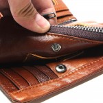 Removeable Zipper Pocket Men Vintage Wallets 100% Oil Wax Genuine Leather Wallet Fashion  Brand Purse Card Holder Coin Purse