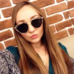 RunBird 2017 New Cat Eye Sunglasses Women Brand Designer Fashion Twin-Beams Rose Gold Mirror Cateye Sun Glasses For Female UV400