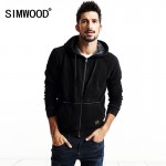 SIMWOOD 2016 new autumn winter new men zipper  coats jacket Sweatshirts  cardigan hoodies cotton WY8016