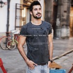 SIMWOOD 2017 Summer New T Shirts Men Shorts Sleeve O neck Print 100%  Pure Cotton Casual Tees Vintage TD1141