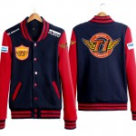 SKT T1 Faker Marin LOL Unisex Long Sleeve Cosplay Baseball Jacket Free Shipping