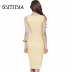 SMTHMA 2017  New Women Sexy Spaghetti Strap  Dress printing Summer Dresses