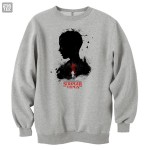 STRANGER THINGS 011 eleven upside down grey sweatshirts thicken long sleeve top casual clothes