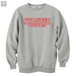 STRANGER THINGS 011 eleven upside down grey sweatshirts thicken long sleeve top casual clothes