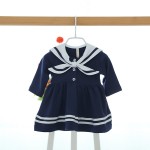 Sailor Dresses For Baby Girls Old Navy Kids Clothes Spring 2017 Long Sleeves Children Clothing Toddler Vestidos 0-2 Year