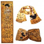 Salutto 100% Silk Scarf Women Van Gogh Painting Printing High Quality Brand Fashion Paragraph Shawl Shawls Bufanda Mujer