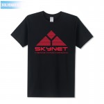 Science Fiction Film Skynet Cyberdyne Systems Terminator Printed T-Shirt Tee Shirts Cool Tops Park Tracksuit For Men Film Fans