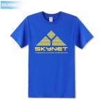 Science Fiction Film Skynet Cyberdyne Systems Terminator Printed T-Shirt Tee Shirts Cool Tops Park Tracksuit For Men Film Fans