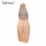 Sedrinuo New 2017 Europe Style Sexy Sleeveless Bodycon Bandage Backless See Through Diamonds Decoration Women Mini Dresses