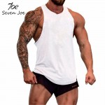 Seven Joe. musculation vest bodybuilding clothing and fitness men undershirt solid tank tops  blank golds men undershirt