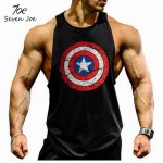 Seven Joe. musculation vest bodybuilding clothing and fitness men undershirt solid tank tops  blank golds men undershirt